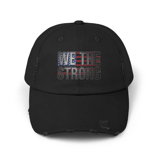We The Strong Unisex Distressed Cap