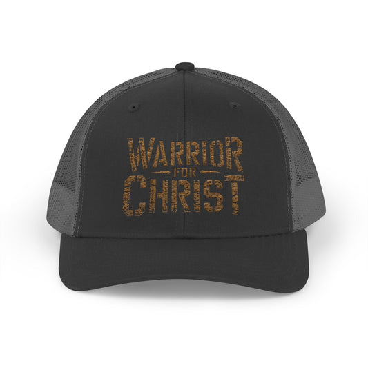 Warrior for Christ – Snapback Trucker Cap ✝️💪