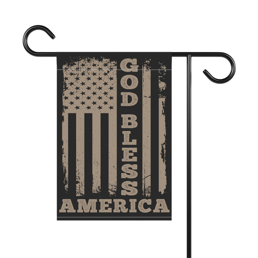 God Bless America Garden & House Banner