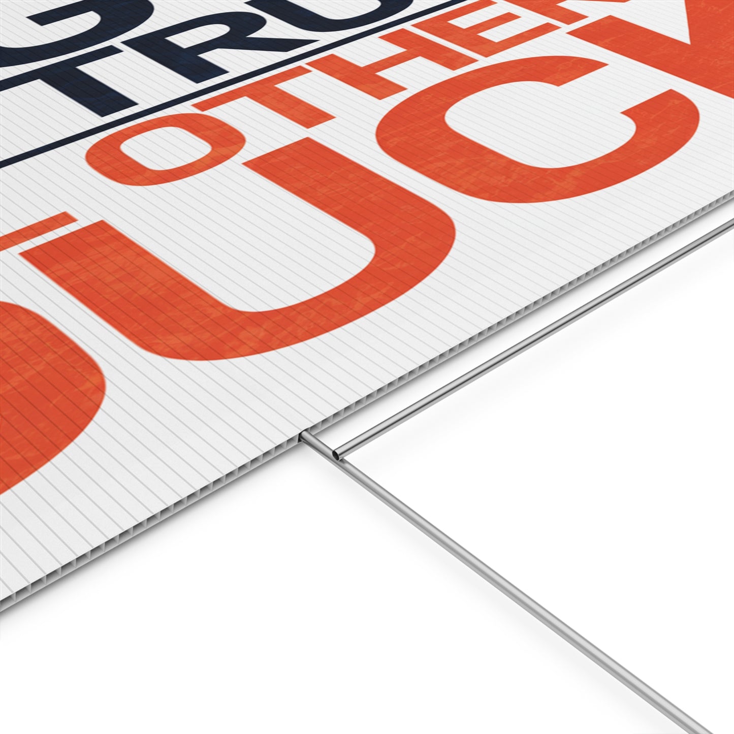 In God We Trust Plastic Yard Sign