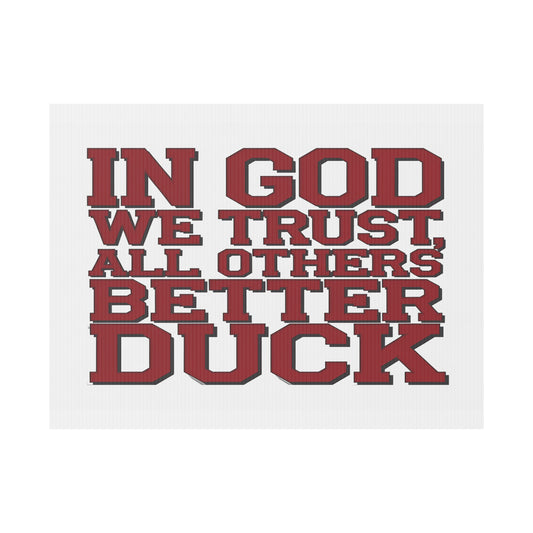 In God We Trust #2 Plastic Yard Sign