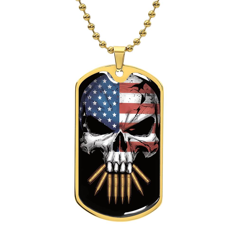 Patriotic Skull