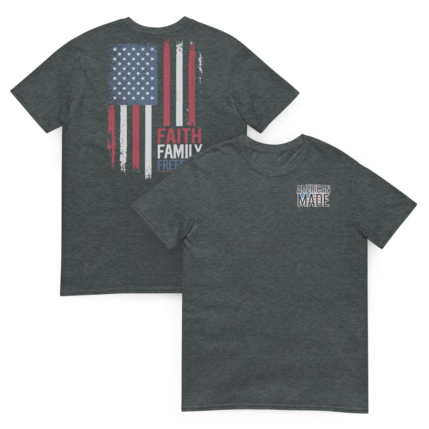 Faith, Family, Freedom Flag Tee