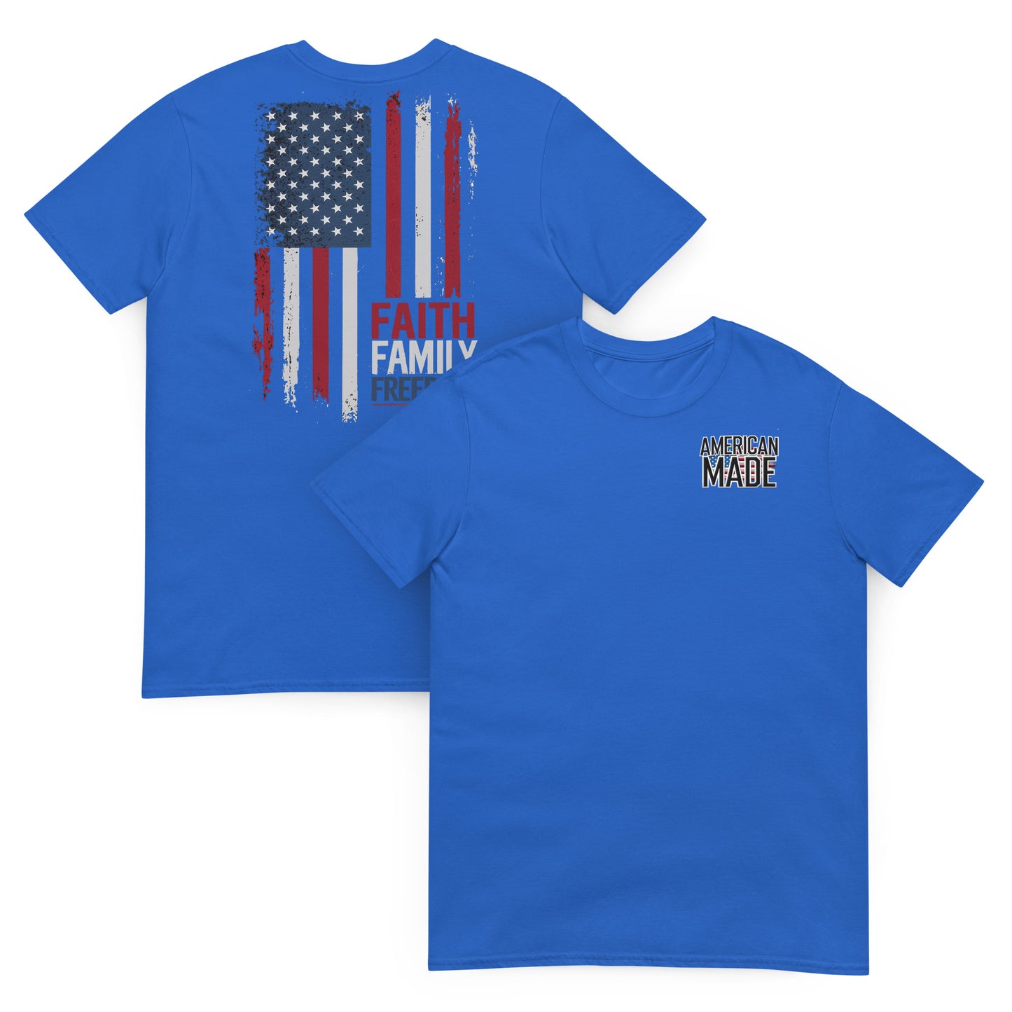Faith, Family, Freedom Flag Tee