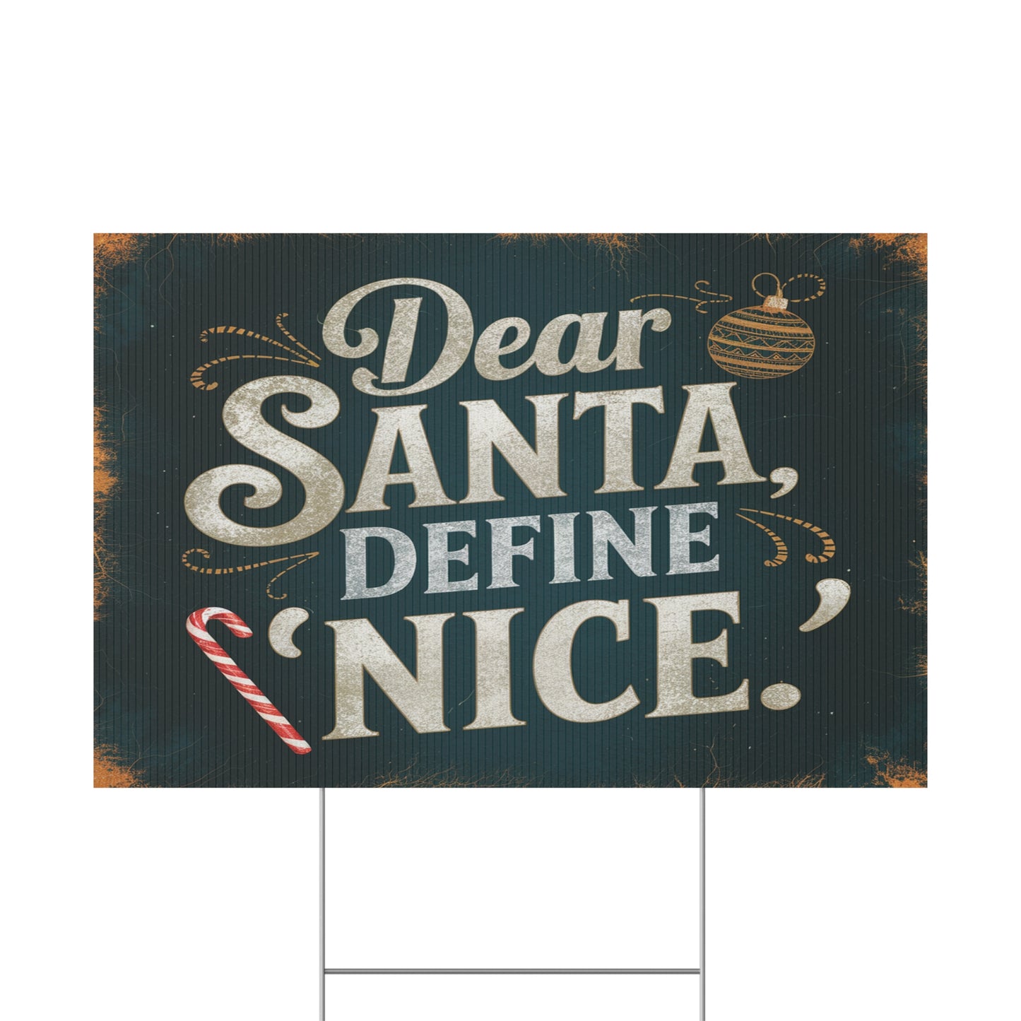 Define Nice Plastic Yard Sign