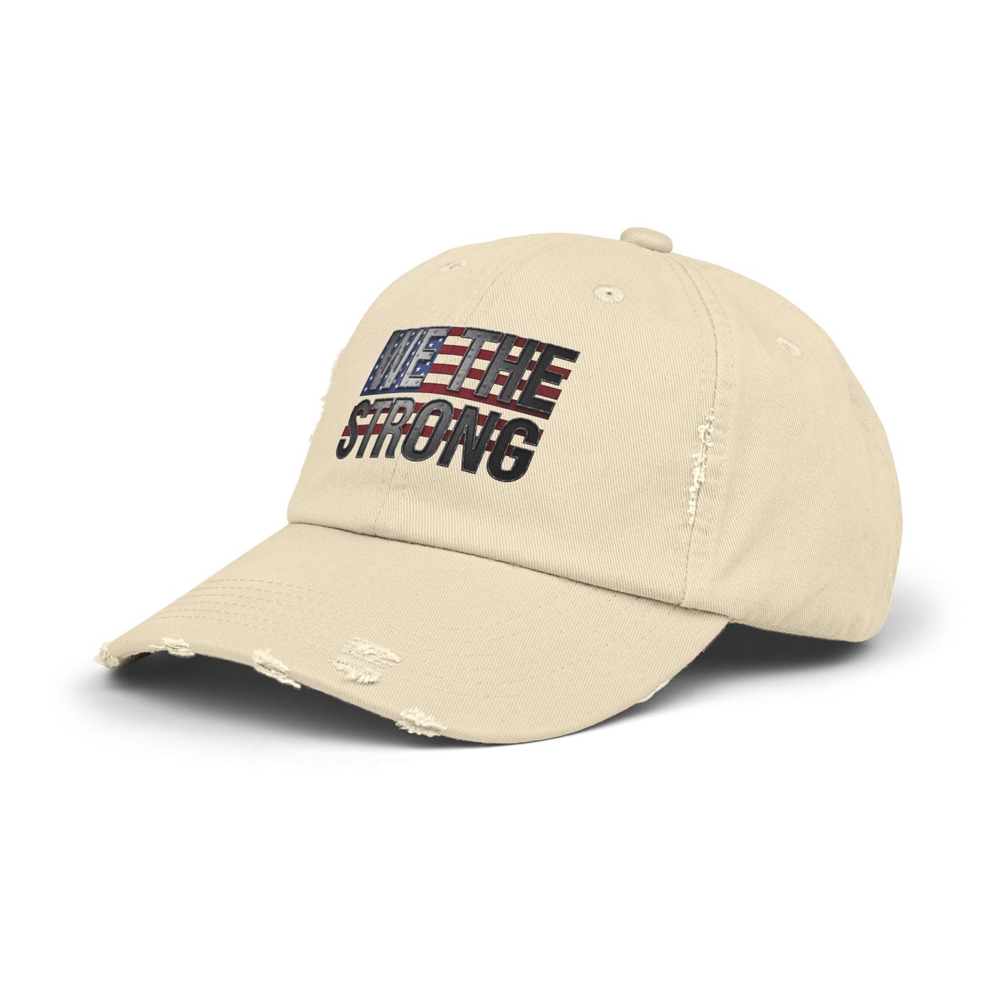 We The Strong Unisex Distressed Cap