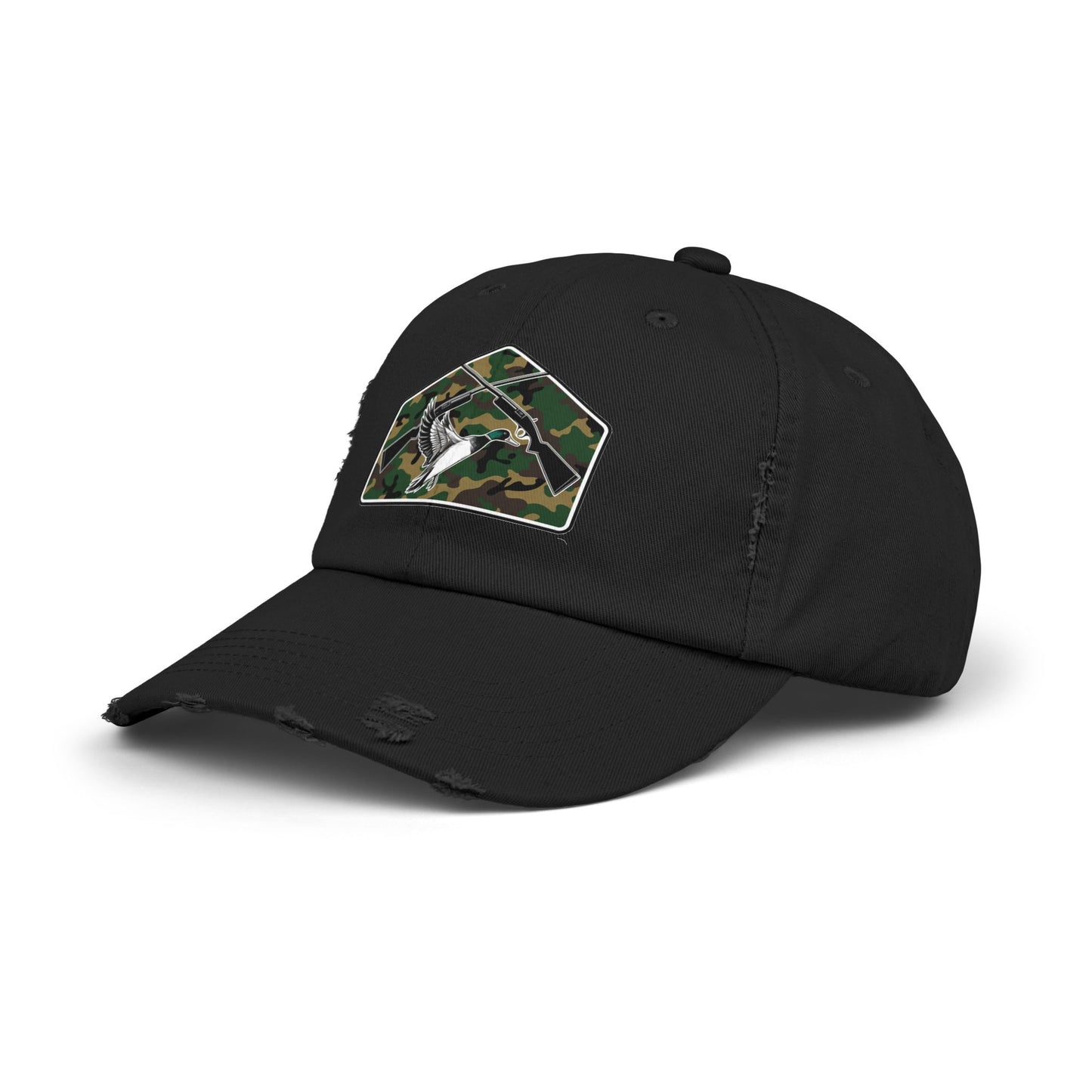 Duck Hunting Unisex Distressed Cap