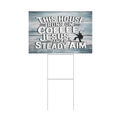 This House Plastic Yard Sign