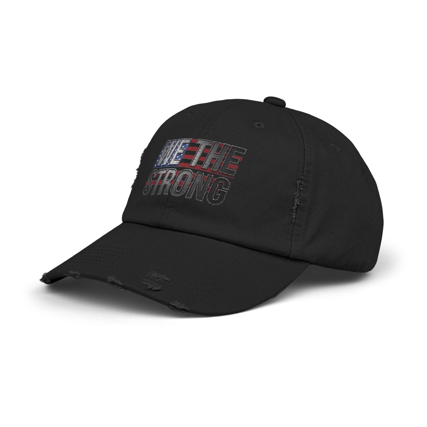 We The Strong Unisex Distressed Cap