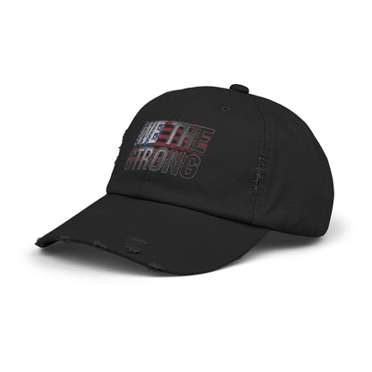 We The Strong Unisex Distressed Cap