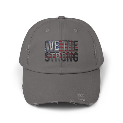 We The Strong Unisex Distressed Cap