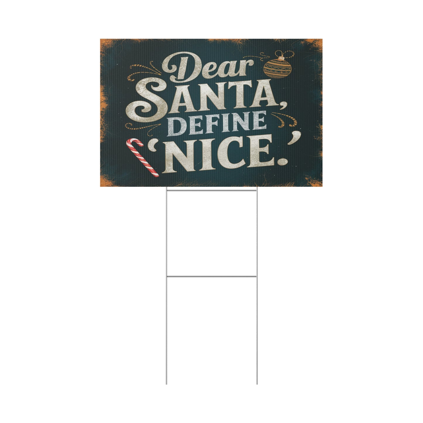 Define Nice Plastic Yard Sign