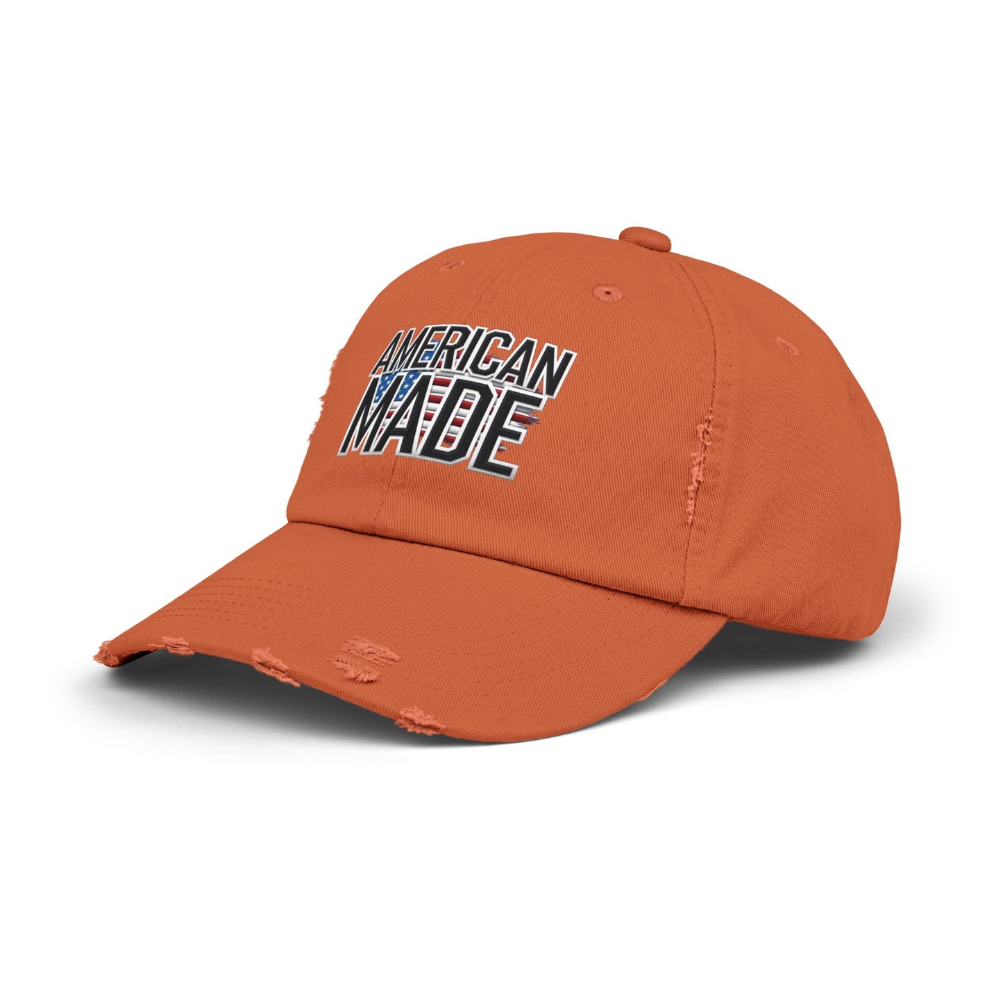 American Made Unisex Distressed Cap