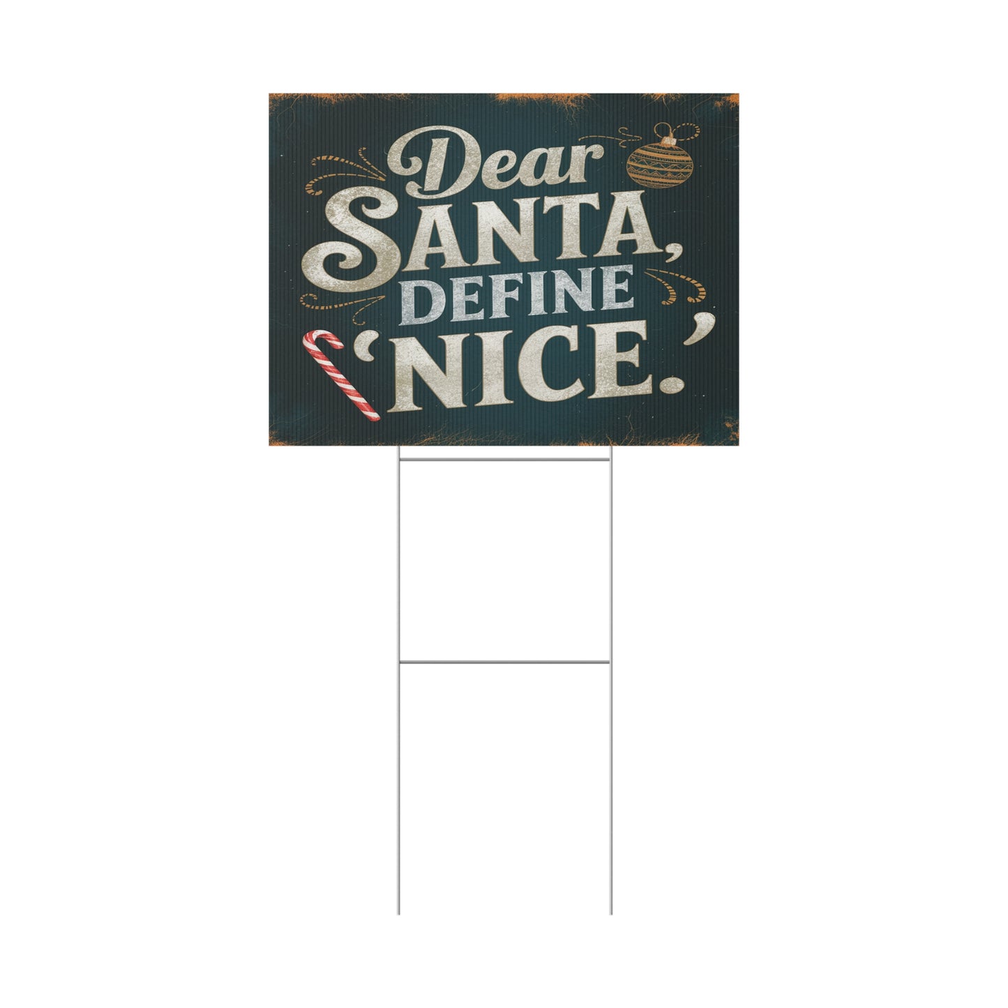 Define Nice Plastic Yard Sign