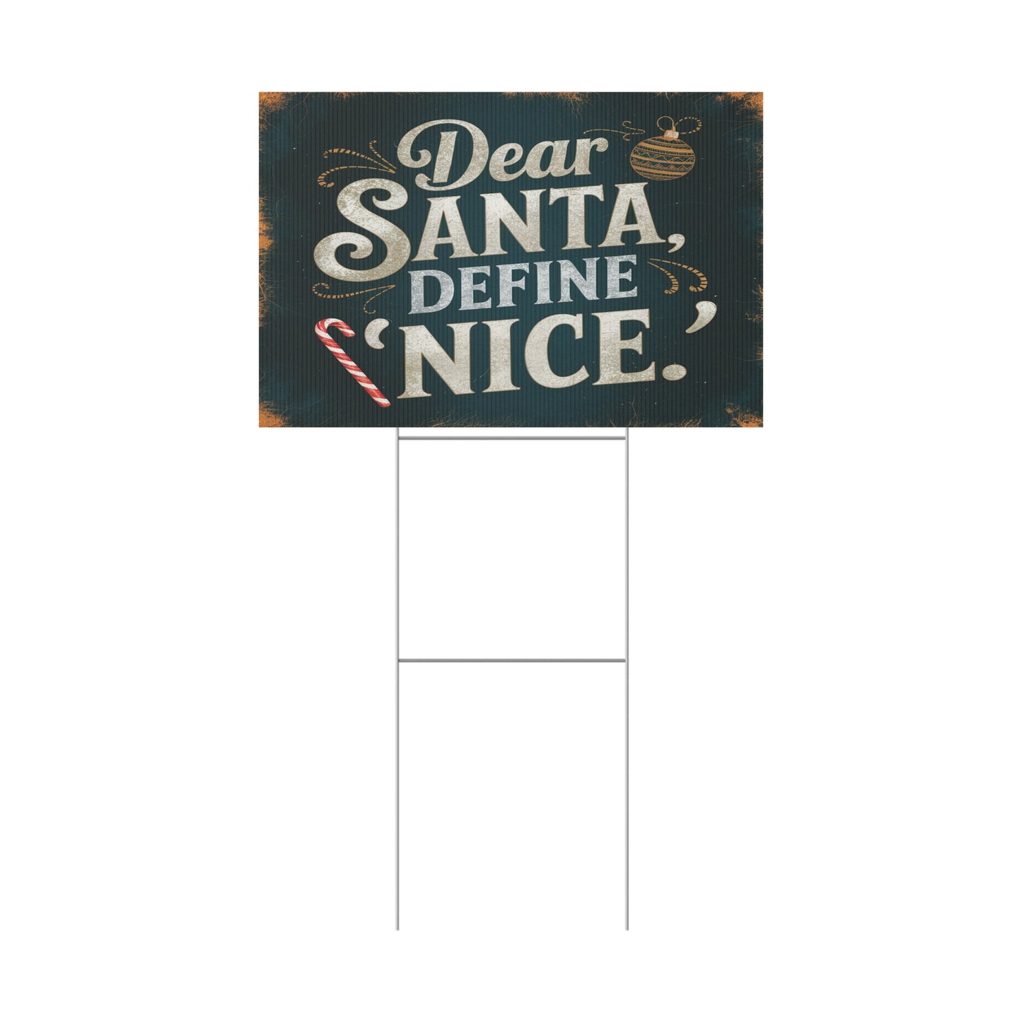 Define Nice Plastic Yard Sign