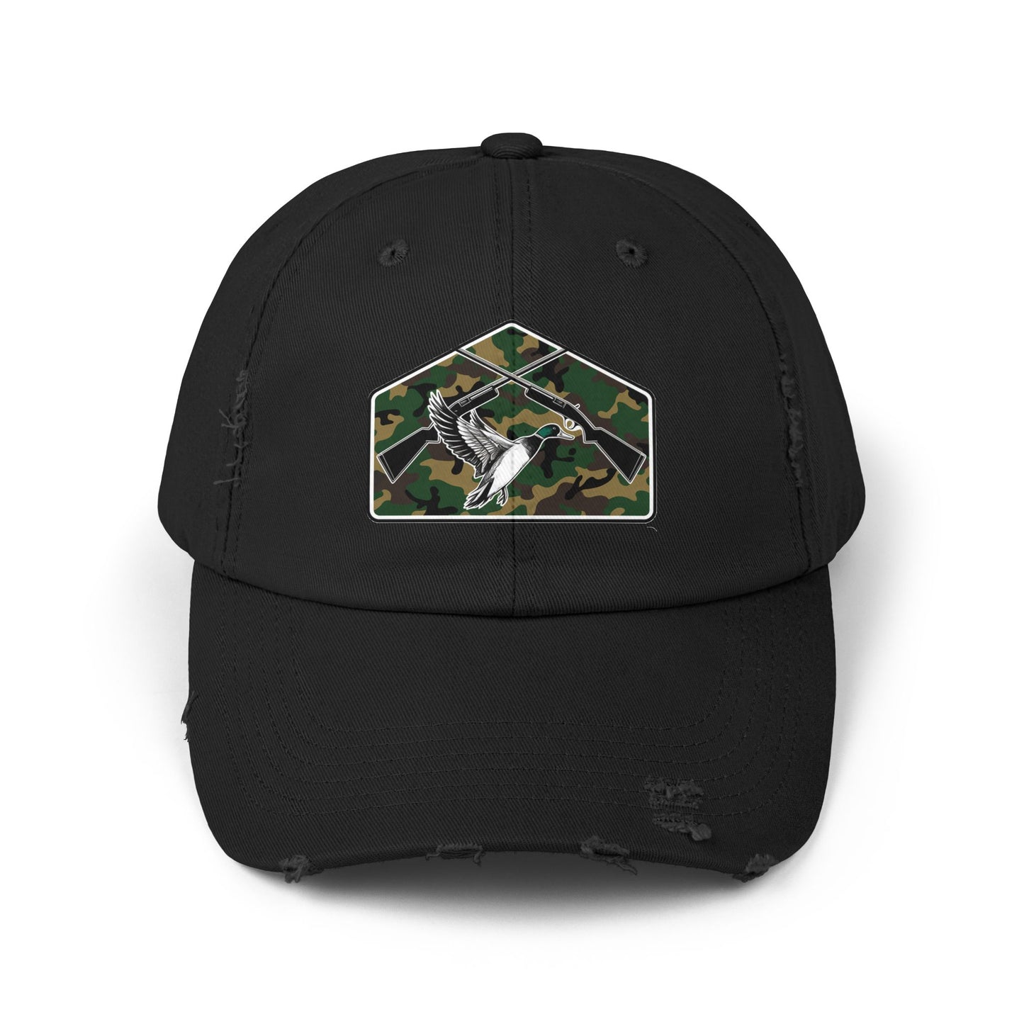 Duck Hunting Unisex Distressed Cap