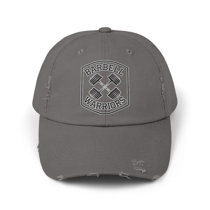 Barbell Warriors Unisex Distressed Cap