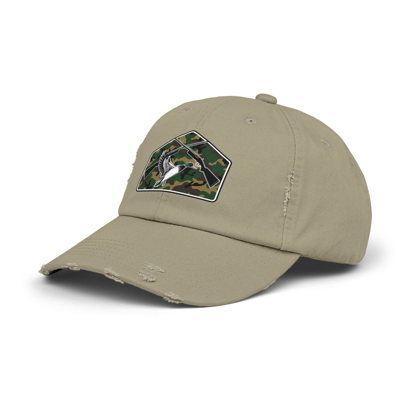 Duck Hunting Unisex Distressed Cap