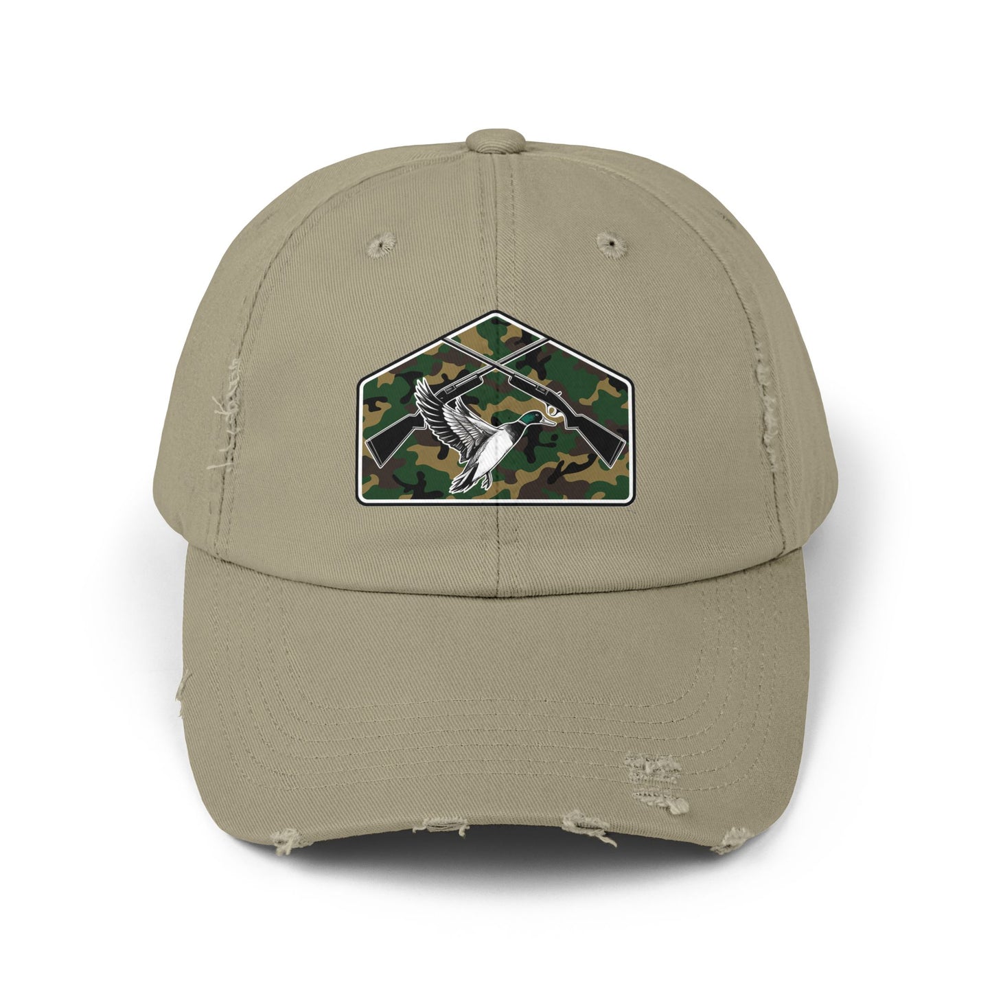 Duck Hunting Unisex Distressed Cap