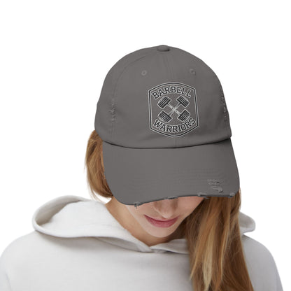 Barbell Warriors Unisex Distressed Cap