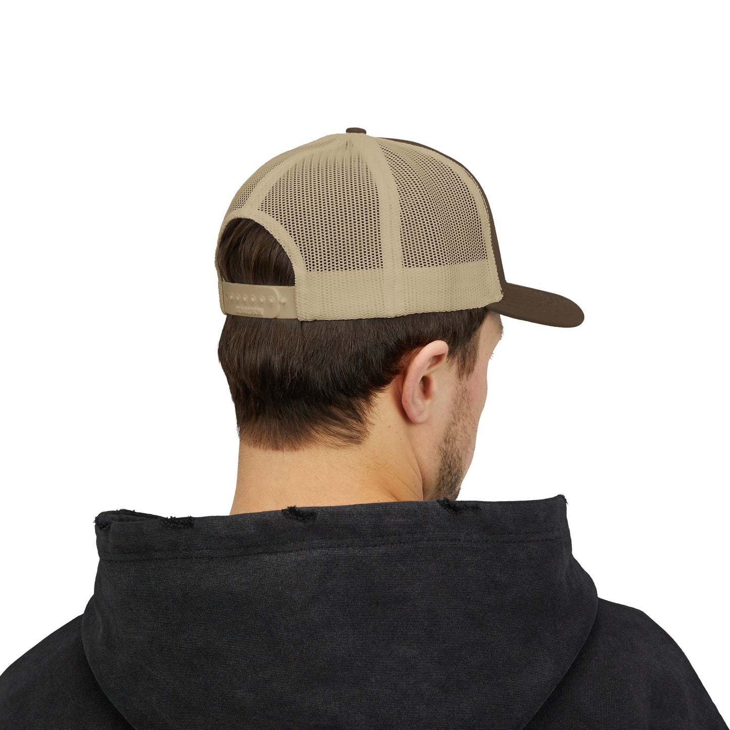 STRENGTH – Distressed Gold Trucker Cap ✝️💪