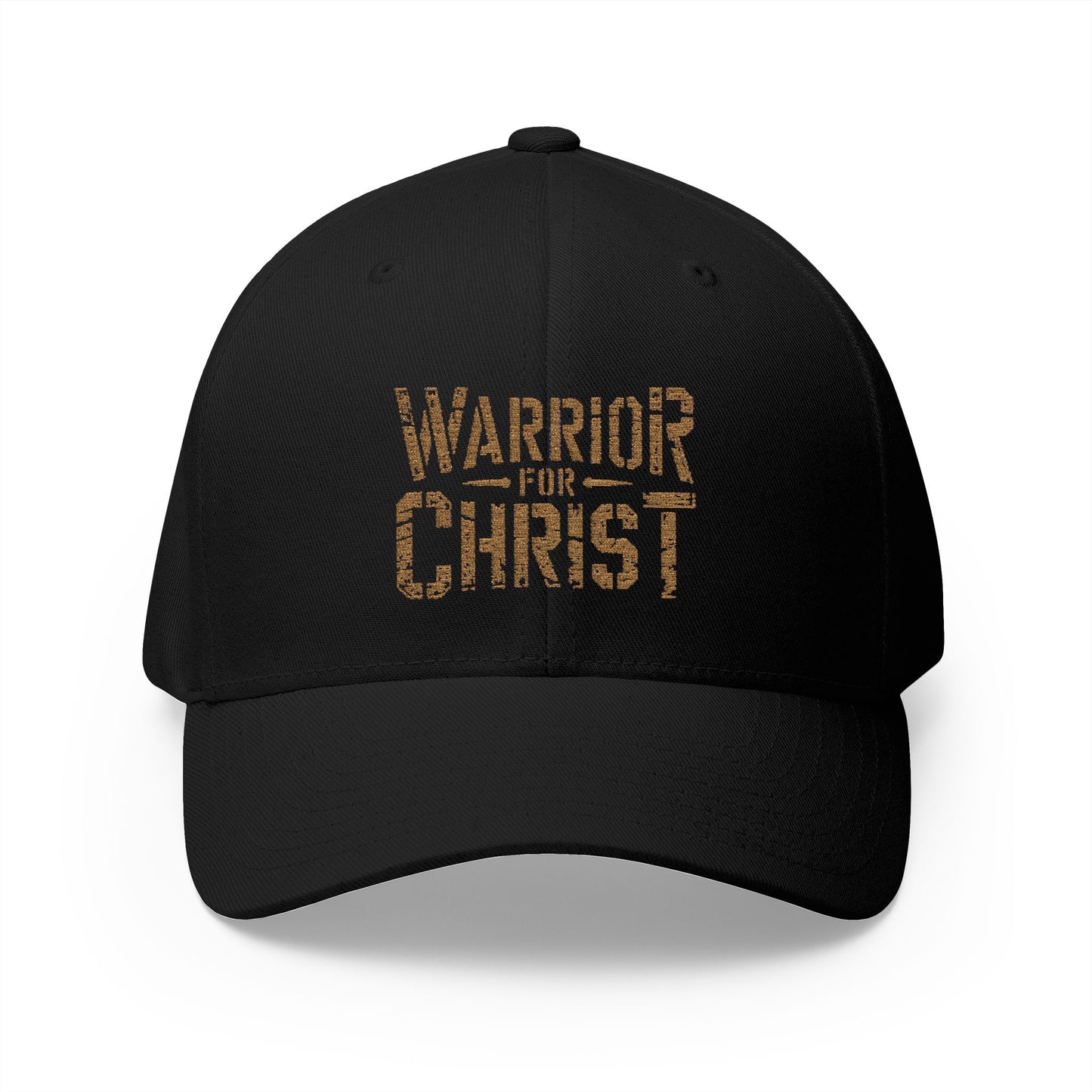 Warrior for Christ – Closed-Back Structured Cap ✝️🛡️