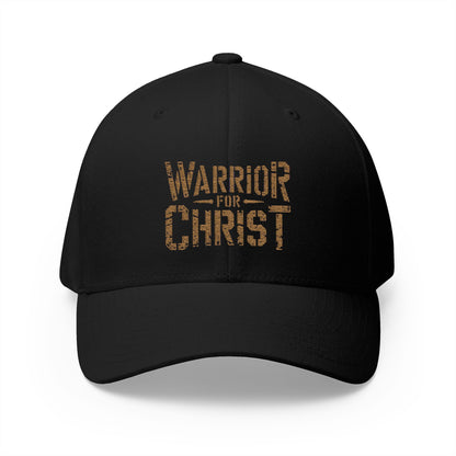 Warrior for Christ – Closed-Back Structured Cap ✝️🛡️
