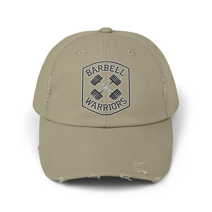Barbell Warriors Unisex Distressed Cap