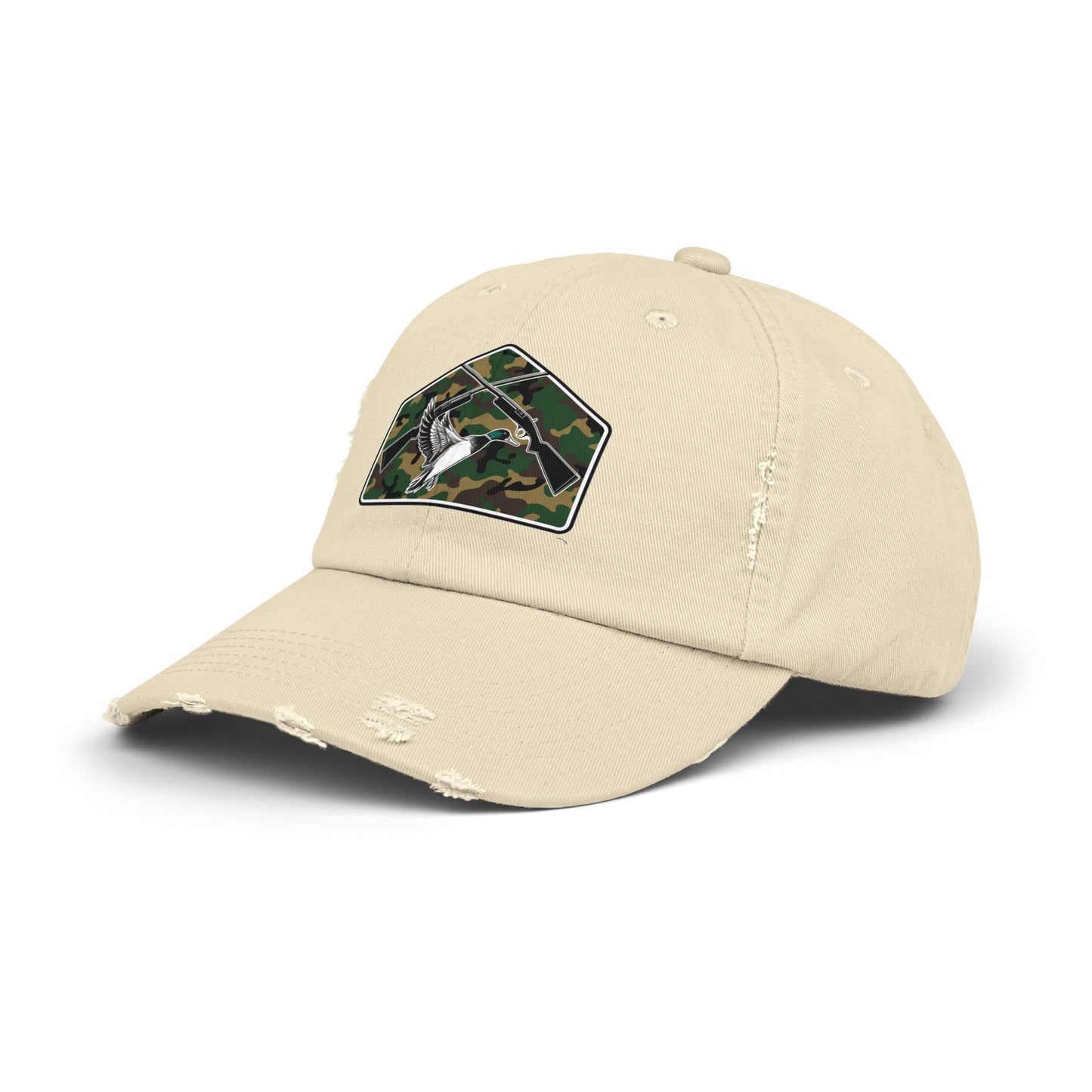 Duck Hunting Unisex Distressed Cap