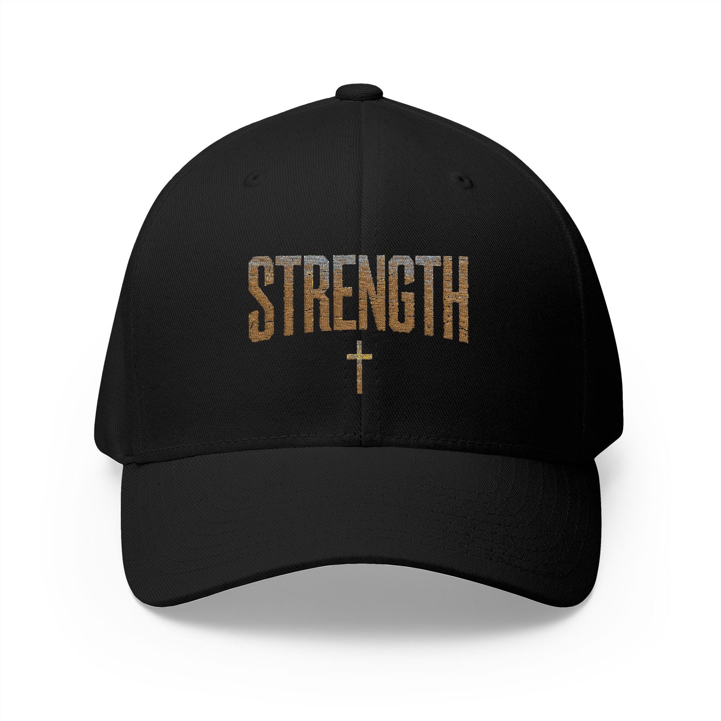 STRENGTH – Closed-Back Structured Cap 💪✝️
