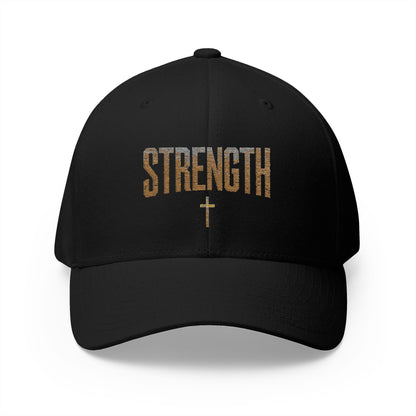 STRENGTH – Closed-Back Structured Cap 💪✝️
