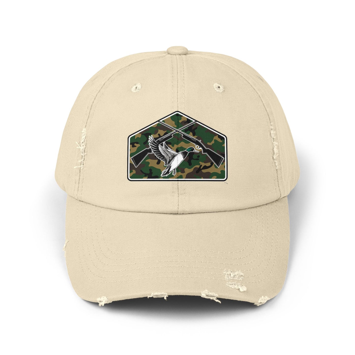 Duck Hunting Unisex Distressed Cap