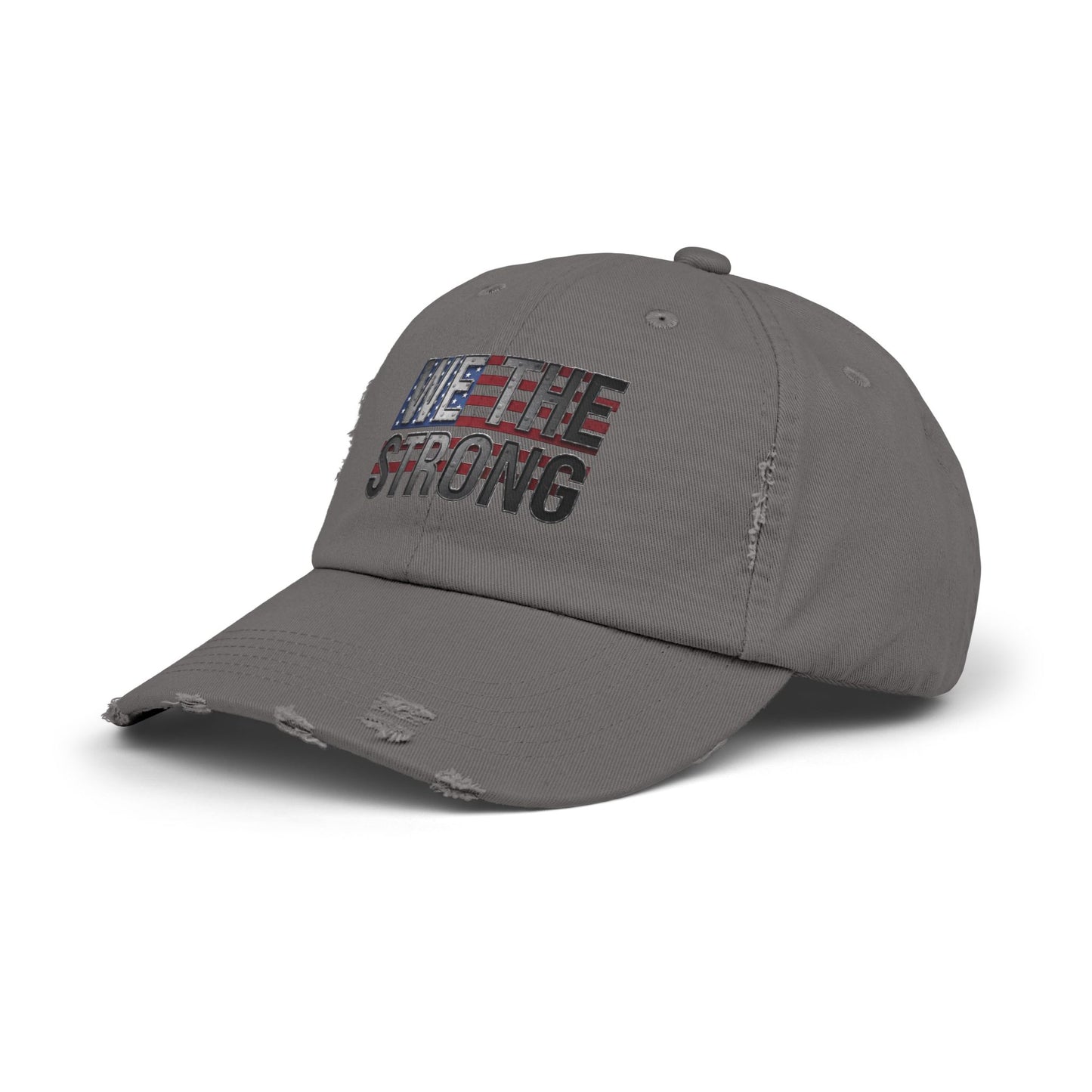 We The Strong Unisex Distressed Cap