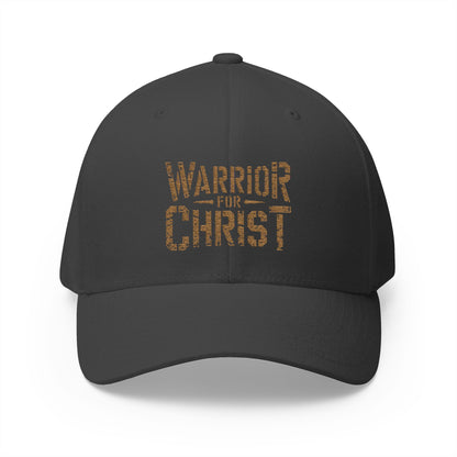 Warrior for Christ – Closed-Back Structured Cap ✝️🛡️