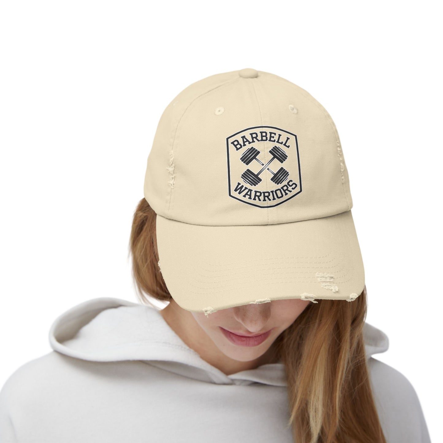 Barbell Warriors Unisex Distressed Cap