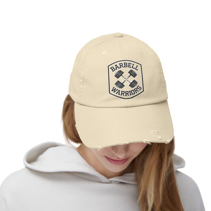 Barbell Warriors Unisex Distressed Cap