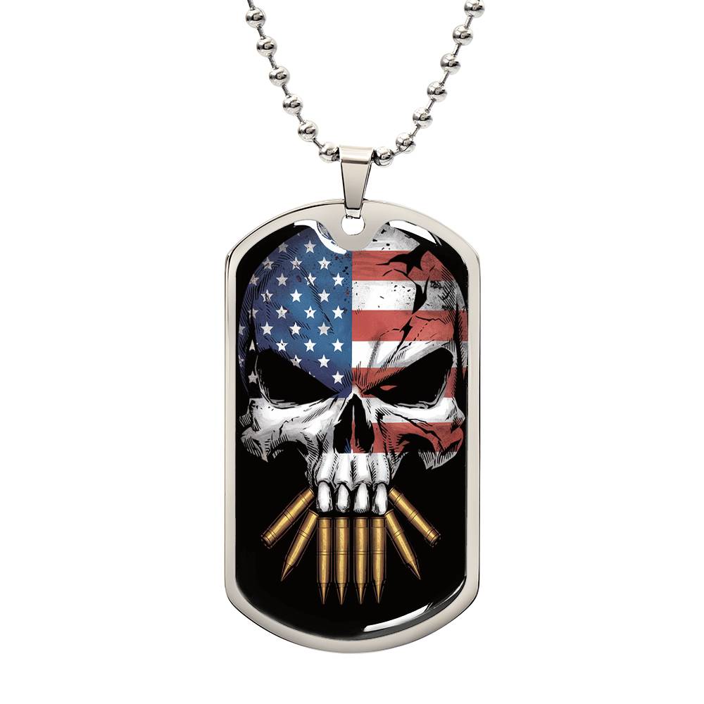 Patriotic Skull